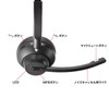Sanwa Supply MM-BTSH70BK Bluetooth Stereo Headset (with Cradle, Dual Microphone)