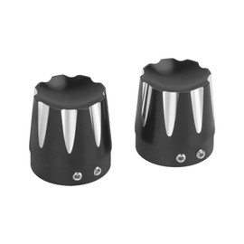 HDBUBALUS Motorcycle Axle Nut Covers Front Axle Cap Fit for Harley Touring Sportster Trike Dyna Heritage Softail Street Glide Road King Road Glide