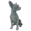 LEONARDO LP42732 Figure | Silver Art Sitting Chihuahua | 1