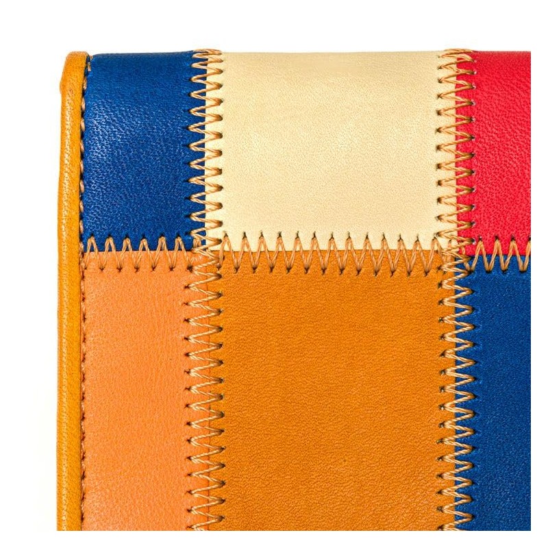 Trion DPC808MTW Card Case, Multi-Color, Genuine Leather, Business Card Holder,