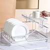 JMSUPNB Dish Drying Rack for Kitchen Counter, Aluminum Alloy Rustproof