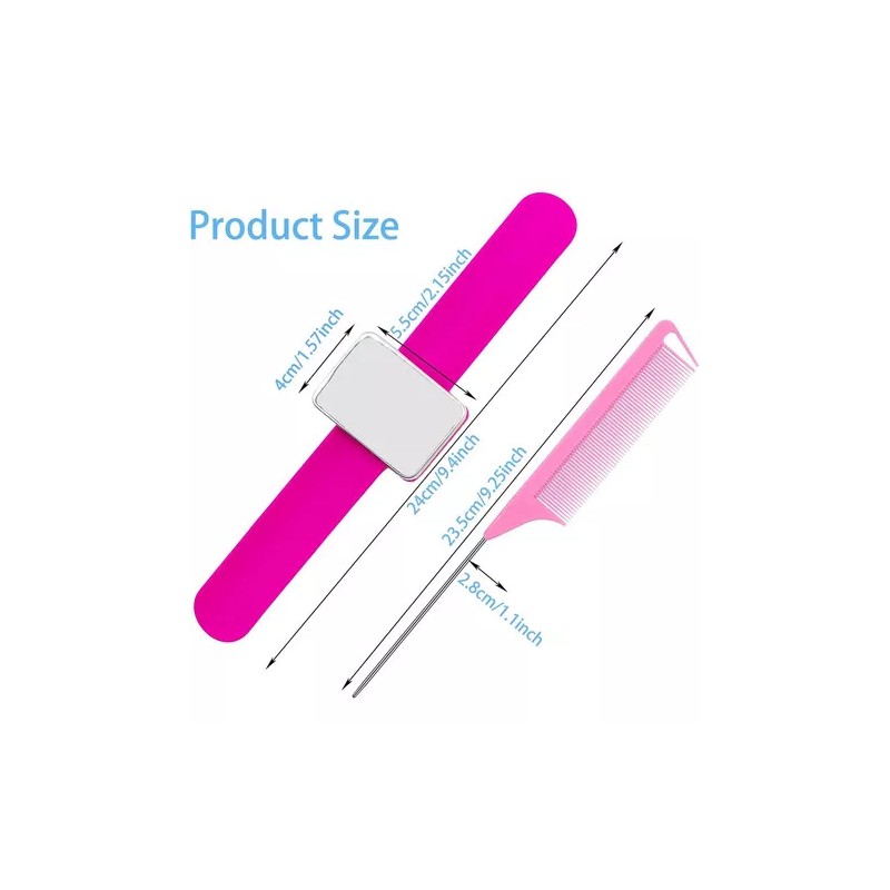 2 Piezas Alfiletero Magnético Pinzas Para Cabello Muñequera
