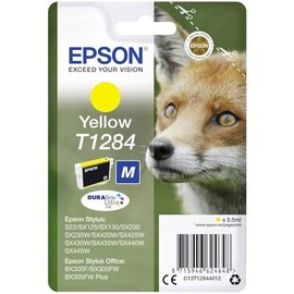 Epson Original T1285 Ink Fox S22 SX125 SX420W BX305F BX305FW SX130 SX440W BX305FW SX435 SX235W