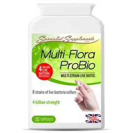 Specialist Supplements Multi-Flora ProBio Live Culture Formula 30 Capsules