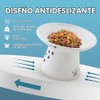 Necoichi Cuenco de Comida Extra Ancho para Gatos (Gato)