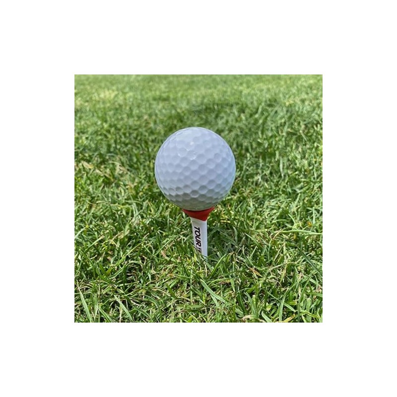 TOUR TEE LARGE WHITE SPINE Golf Tees 5-Pack