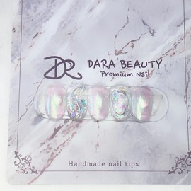 Dara Beauty September Art of the MonthMirror Powder Embossed Nail❣ - Nail Glue / 다라뷰티 9월 이달의아트미러파우더 엠보네일❣ - 네일글루
