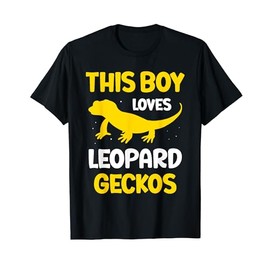 This Boy Loves Leopard Geckos Lizard Owner Leopard Gecko T-Shirt