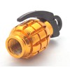4x Valve Caps Hand Grenade Grenade Colour: Gold Golden Valve