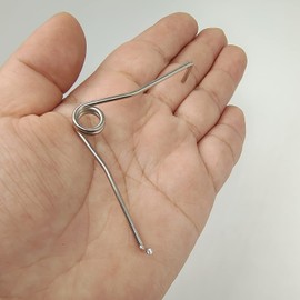 4pcs Stainless Steel Small Torsion Spring V-Shape Compression Spring for Tools Maintenance,Pruners, Trimming Scissors