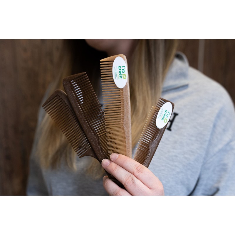 Chinchilla® Sugar Cane Handle Comb | Sustainable Handle Comb |