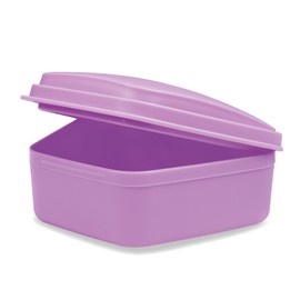 wellsamed KFO Mini Purple Denture Box for Storing Braces, Splints or Smaller Dentures