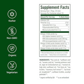 Flora Udo's Oil DHA 3-6-9 - Líquido mezclador, 17 Fl Oz