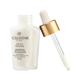 Collistar Gocce Magiche Protettive Spf50, Texture Leggera e Fluida, Illumina e Uniforma il Colorito, Proteggono da Raggi UV/IR e Inquinamento 365 Giorni l'Anno, 50 ml