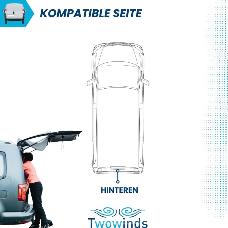 Twowinds 4 x Guide Holder, Multiflex Board T5 T6 Multivan