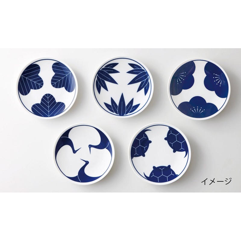 enngi 小皿 Stamped Relief Turtle Light Blue m16702