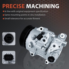 Air Conditioning Compressor with A/C Clutch Fits for CO 11303C for 2012-2017 Fit for Toyota Camry 2.5L 2009-2012 Fit for Toyota RAV4 2.5L