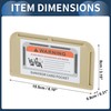 INFINAUTO Car Sun Visor Organizer, Auto Visor Storage Pouch Elastic