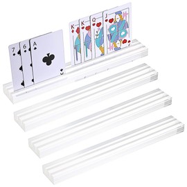 Acrylic Honpo Card Stand, Card Stand, 9.8 inches (25 cm), Set of 4, Acrylic Card Holder, Card Game, Board Game