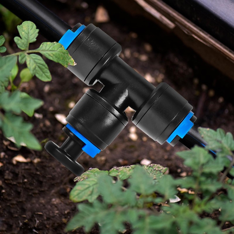 YAIRMIS 10 Pack 1/4" End Plugs for Drip Irrigation Tee