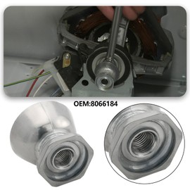 Micro Traders 2pcs Dryer Motor Pulley Replacement Part 8066184 3389627 3394341 3401143 694871 WP8066184 Compatible with Whirlpool Compatible with Kenmore Compatible with Maytag