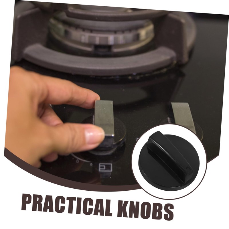 TEHAUX 2pcs Electric Oven Stove Knob Replacement Control Knobs for
