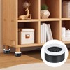 Wensdr 4 Packs 1.7-2.2" Adjustable Furniture Risers Anti Slip Rubber