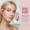 NyxaraJH 4-Tip Eyebrow Pen with Brush, 24Hr Long Lasting, Waterproof