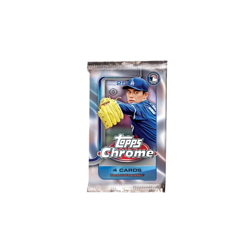 2025 Topps Chrome Baseball - HOBBY 1 Pack Chrome Baseball