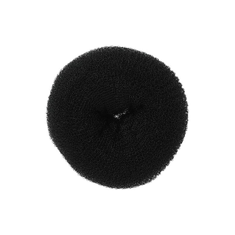Diane Jumbo Hair Donut, Black, 5.5"