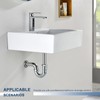 ZM Brass P Trap with Clean Out 1-1/2 Inch Sink