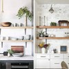 Wideskall® Metal 8" x 10" inch Wall Corner Angle Shelving