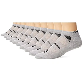 Wilson Tines para Hombre, Tejido Afelpado, Talla Única, Modelo B7614, Contenido: 1 Paquete con 10 Pares de Tines para Caballero, Multicolor, 29 Amplio