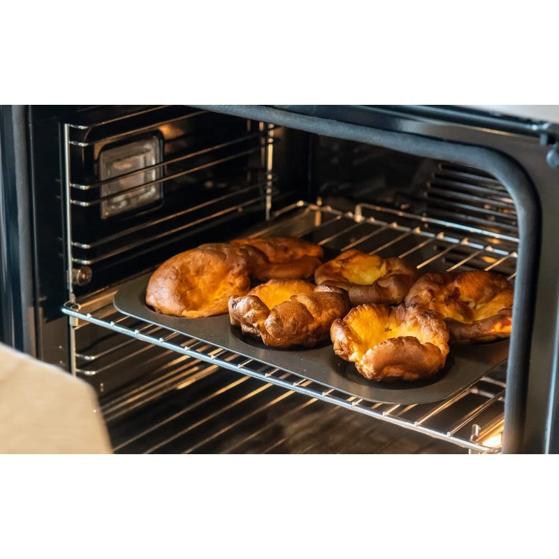Samuel Groves Mermaid Hard Anodised 6 Cups Yorkshire Pudding Tray