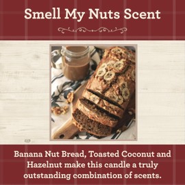 Our Own Candle Company Smell My Nuts Scented 13 oz Mason Jar Candle - Made in The USA