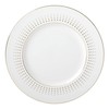 Lenox Golden Waterfall Accent Plate, 1.15 LB, White