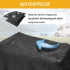 2PCS Electric Tongue Jack Cover with Reflective Strip-600D Oxford Fabric