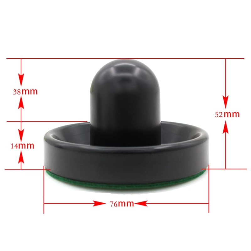 VOANZO 4PCS 76MM Table Hockey Set 4 Air Hockey Pushers