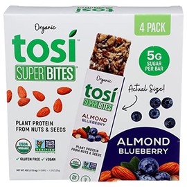 TOSI Organic Almond Blueberry Superbites, 4 OZ