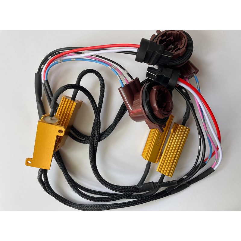 Shibeiparts 2pcs 50W 6 Ohm 3157 4157 Led Load Resistors