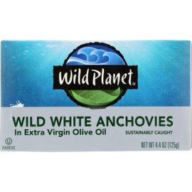 Wild Planet, Anchovies Wild In Olive Oil, 4.37 Ounce