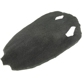 pelgio Genuine Stingray Skinレザーソフト非表示ペルトすべてブラック 9" x 16" SRSKR09BK01N-A