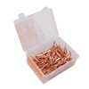 250Pcs Horseshoe Nails Copper Plated Rustproof Equestrian Riding Equipment Pet