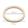Ideen mit Herz Wooden Ring Frames | Round | Pack