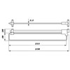 Mprofi MT® Set of 2 Extendable Clothes Rails – 250