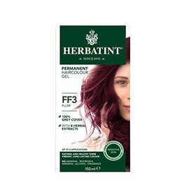 Herbatint - Tinte Permanente Natural Sin Amoníaco 150 ml - Color FlashFashion Ciruela/Plum FF3