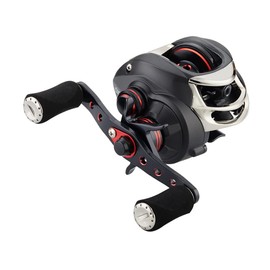 Fishdrops Carretes de anzuelo de pesca, relación de engranaje 7.0:1, carrete de anzuelo ultra suave de perfil bajo con sistema de frenado magnético, 17 + 1 rodamientos de bolas, carrete de ruedas de anzuelo anticorrosión