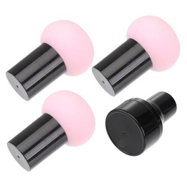 Beavorty 3 Esponjas Correctoras Para Maquillaje Esponja Para Base Cojín De Aire Esponja Facial Forma De Sello Aplicador Maquillaje Con Mango