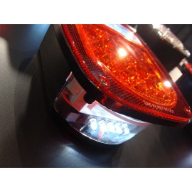 gcdoffroad For Jeep 01-06  TJ LED Tail Lights RED Lens Includes LED with Flasher Relay