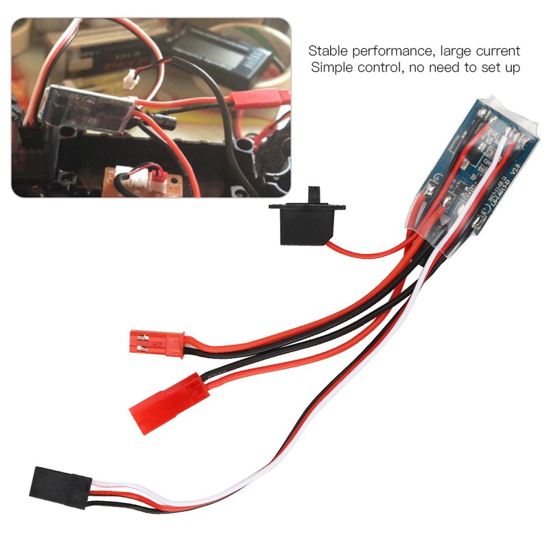 30A Current 3.7V‑27V Remote Control Electronic Switch Replacement AccessoryWhite